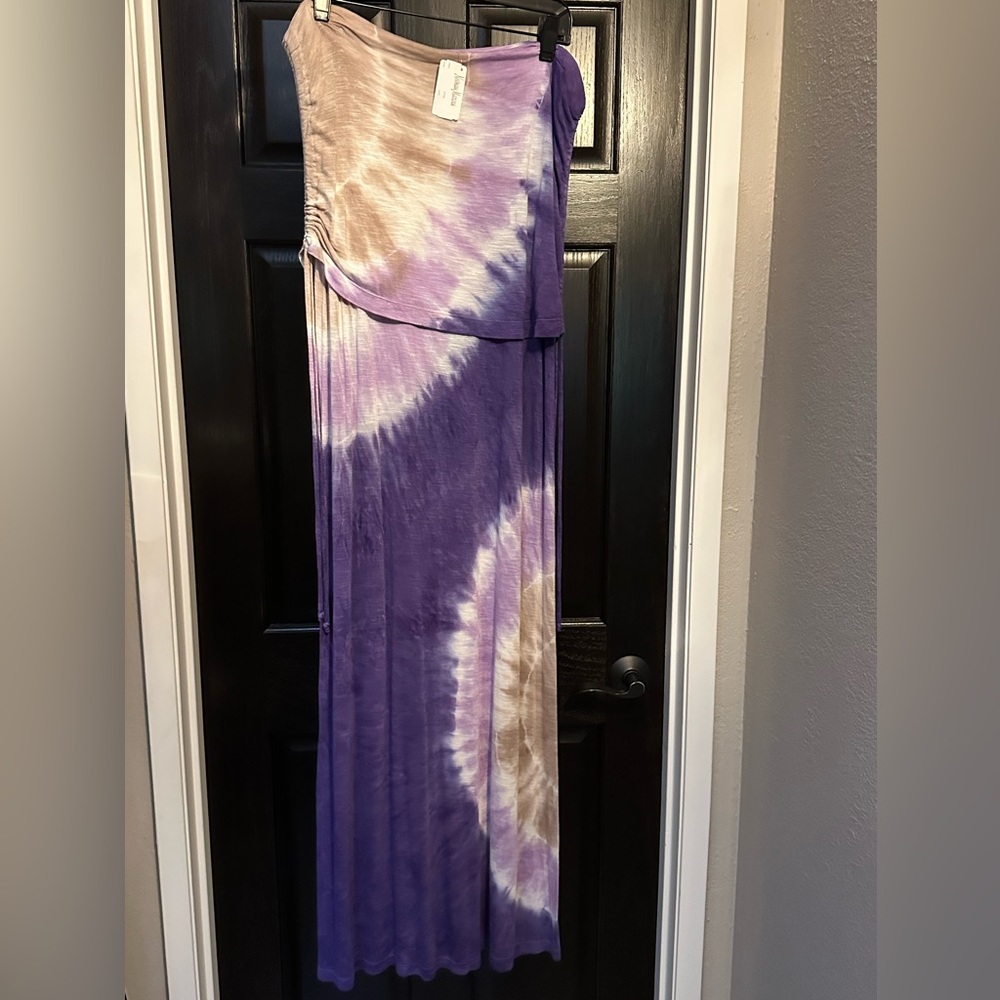 NWT | Young Fabulous & Broke fold over maxi Skirt | Tie Dye | Size Large